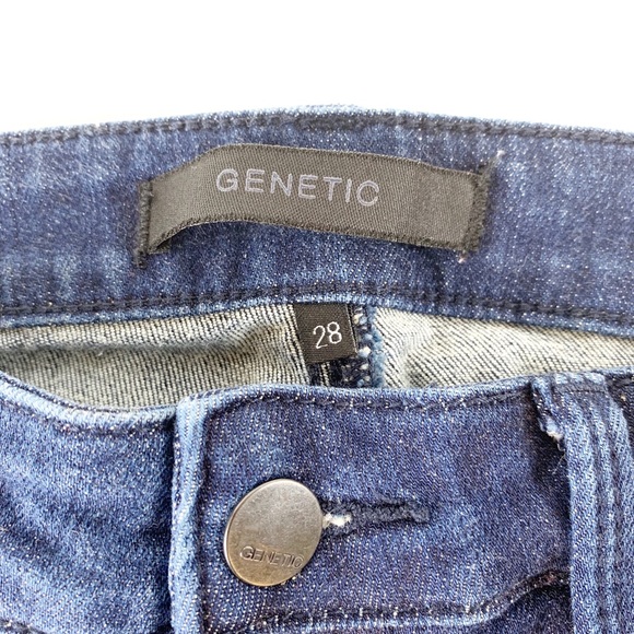 GENETIC DENIM Soma Moto Skinny Jean in Apex Sz 28 - Picture 6 of 8